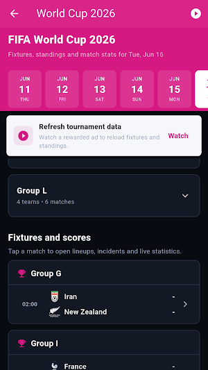 Bone TV - Live Scores Screenshot 3