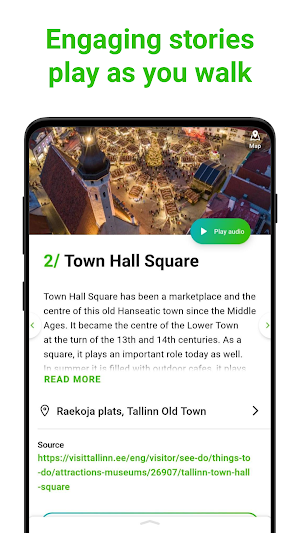 Tallinn Tour Guide:SmartGuide Screenshot 1