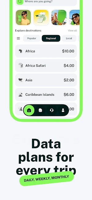 Wayro: Travel eSIM Screenshot 1