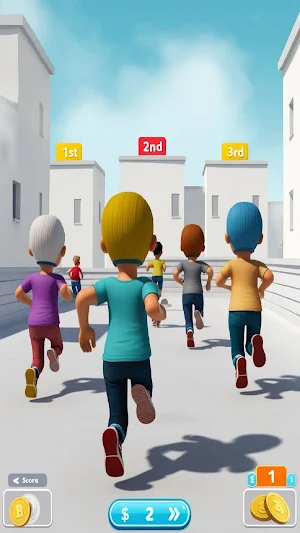 Parkour Run 3D Fun Race Screenshot 1