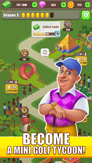 Mini Golf: Idle Tycoon Screenshot 1