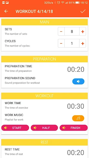Interval timer with music PRO Screenshot 2