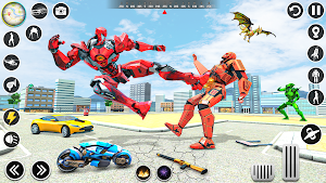 Police Flying Car Robot Game Screenshot 3