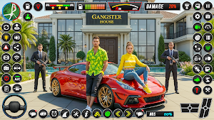 Gangster Car Driving Simulator Screenshot 1