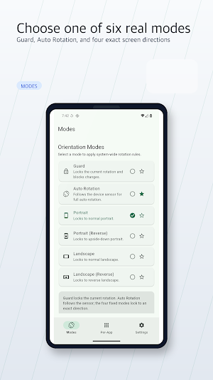 Screen Rotation Control Screenshot 0