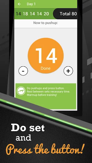 100 Push-ups workout Screenshot 3
