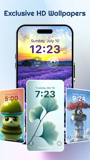 Lock Screen OS : Color Widgets Screenshot 2