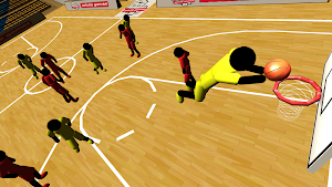 Stickman 3D Basketball Screenshot 3