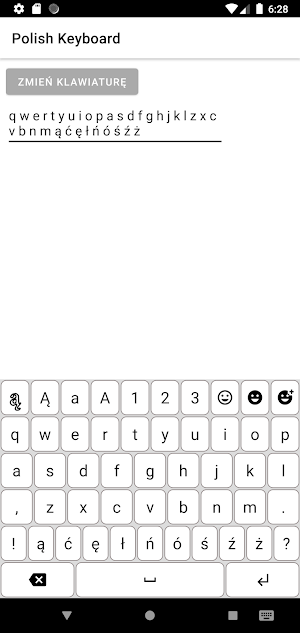 Polish Keyboard, klawiatura Screenshot 0