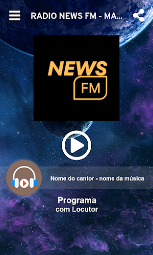 RÁDIO NEWSFM MÚSICA INFORMAÇÃO Screenshot 1