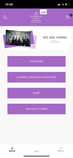 International School Vacancies Screenshot 0