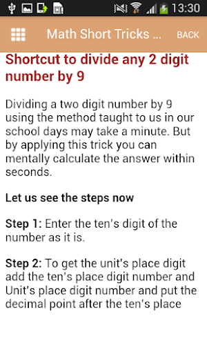 Mathematics Tricks मैथ ट्रिक्स Screenshot 2