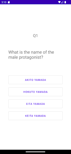 FAN QUIZ about Yamada Lv999! Screenshot 1