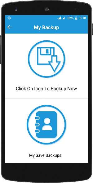 Contacts Backup And Restore Screenshot 0