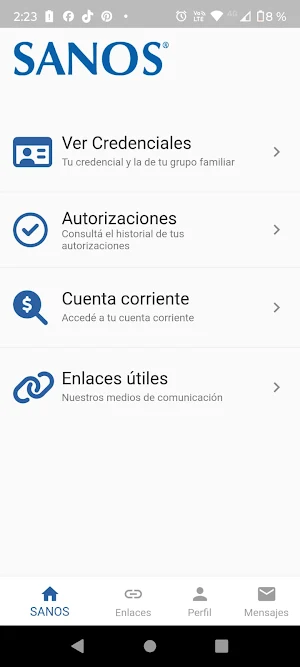 Sanos Salud Screenshot 0