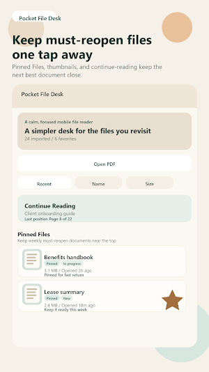 Pocket File Desk Screenshot 0