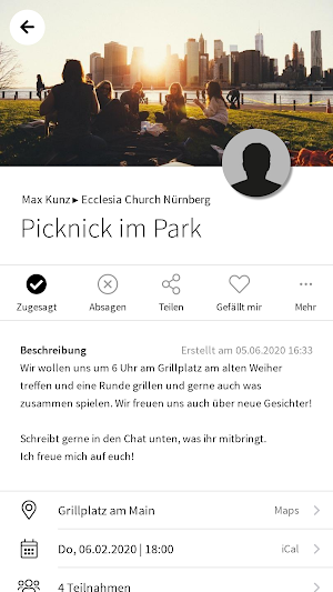 Ecclesia Church Nürnberg Screenshot 2