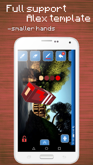 Skins Editor for Minecraft PE (3D) Screenshot 1