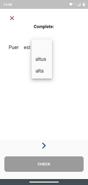 Cattus Learn Latin Screenshot 1