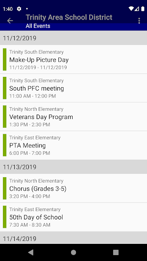 Trinity Area School District Screenshot 1