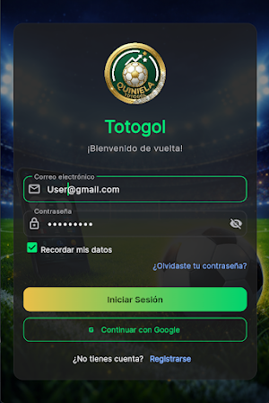 Quiniela Totogol Screenshot 0