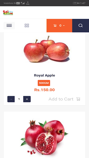 Sai Vegetables & Fruits Screenshot 1