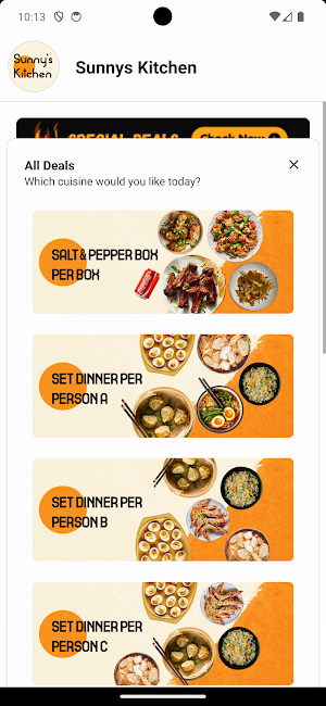 Sunnys Kitchen Screenshot 1