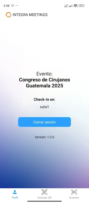 Integra Meetings Check-in Screenshot 2