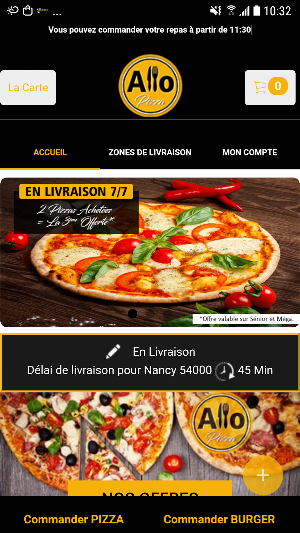 ALLO PIZZA Screenshot 1