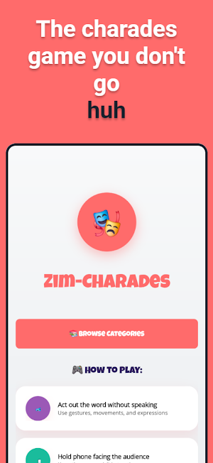 ZimCharades Screenshot 0