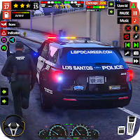 City Cop Car Game 3D