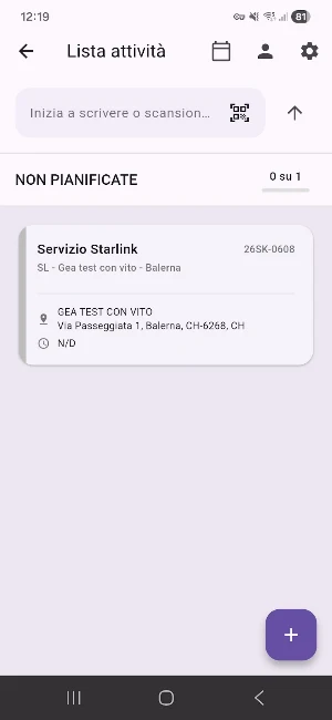 TimeKeeper AVM Telecom. Screenshot 2