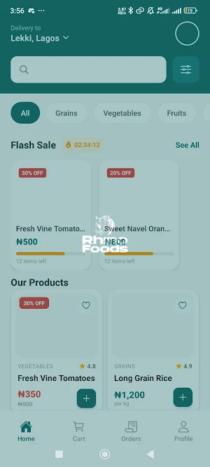 MyRhino Foods Screenshot 0
