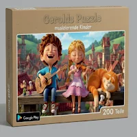 Puzzle musizierende Kinder