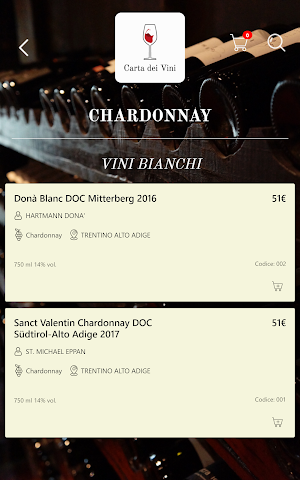 Carta Dei Vini Screenshot 3