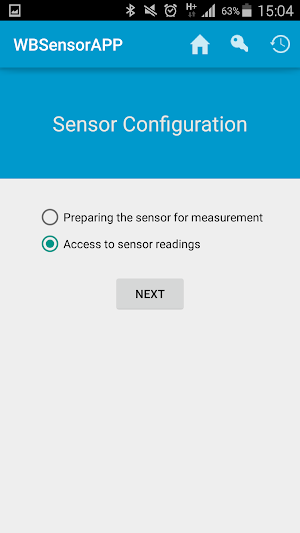 WBSensorAPP Screenshot 2
