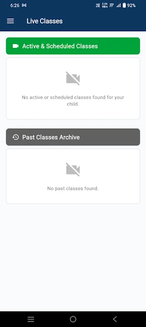 Samya School Parent App Screenshot 2