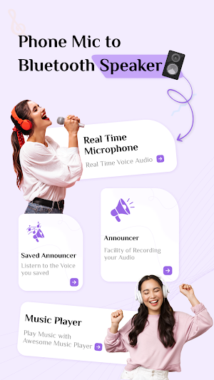 Phone Mic To Bluetooth Speaker Screenshot 1