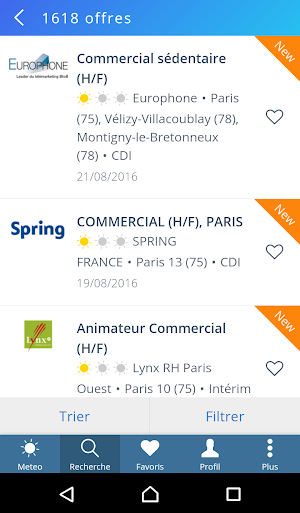Meteojob Emploi Screenshot 2