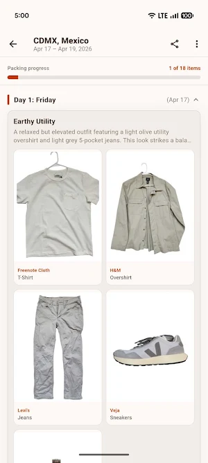 WearWell: Daily Outfit Planner Screenshot 3