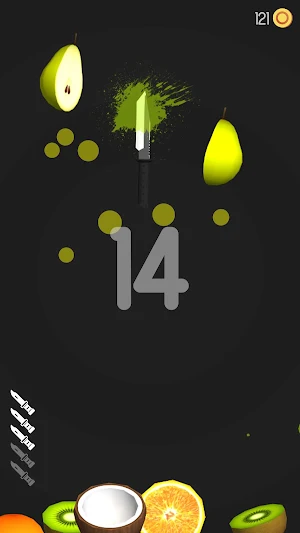 Knife Ninja - Fruit Master 3d Knife Throwing Game Screenshot 2