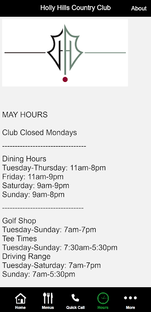 Holly Hills Country Club Screenshot 3