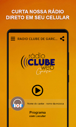 Rádio Clube de Garça WEB Screenshot 0