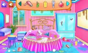 Princess Cleaning the House game Screenshot 0