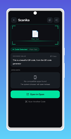 Scanika – QR & Barcode Scanner Screenshot 2