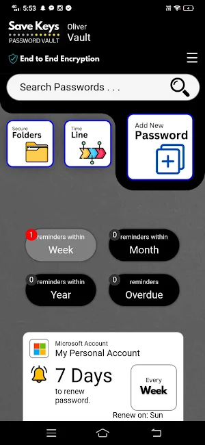 Save Keys Screenshot 0