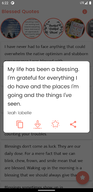 Blessed Quotes and Sayings Screenshot 2