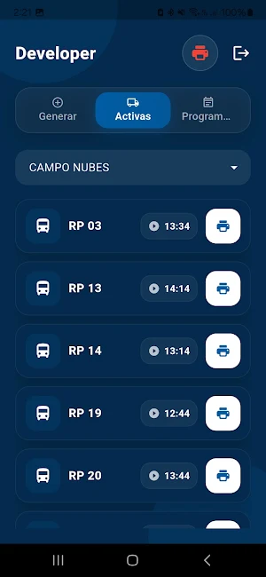 T-Urban: Checador Screenshot 1