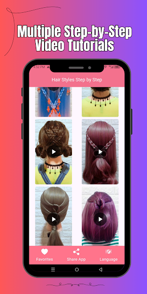 Girls Hairstyles Step by Step Screenshot 3