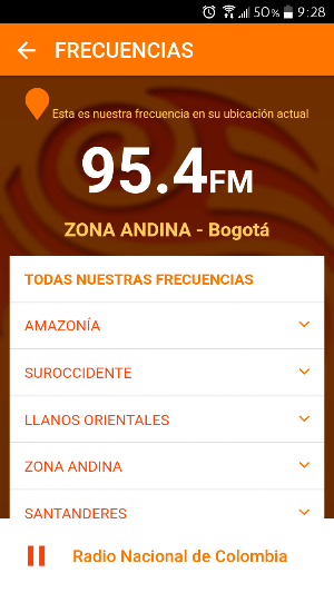 Radio Nacional de Colombia Screenshot 3